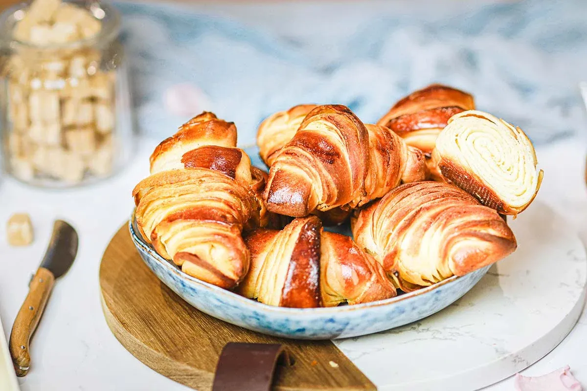 Croissants mágicos sin laminado